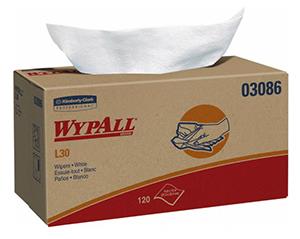 WYPALL L30 POP-UP BOX WHITE 120 WIPERS - Flammable Storage Cabinets